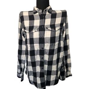 Ralph Lauren Denim & Supply RL Boyfriend Plaid Shirt Women’s S Long Sleeve Cozy